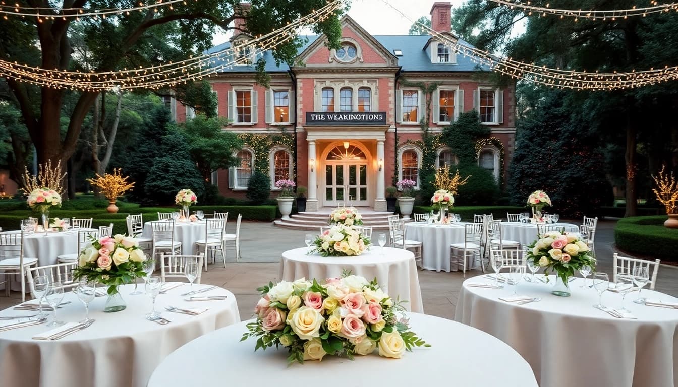Ceremony setup highlighting Best Wedding Venue Jacksonville with elegant details and exquisite decor.