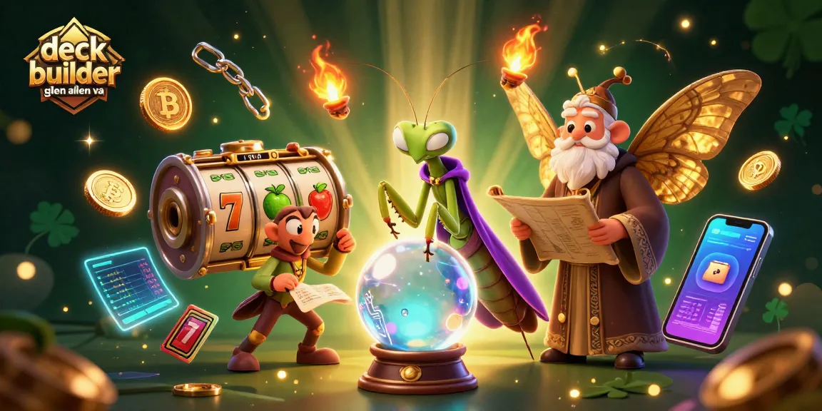 Engage the excitement with deck builder glen allen va as slot reels surround vibrant characters in 3D.
