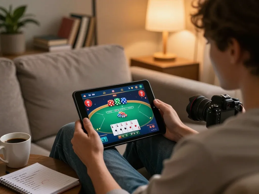 Players engaging with FC88 online casino games while managing their strategy and betting