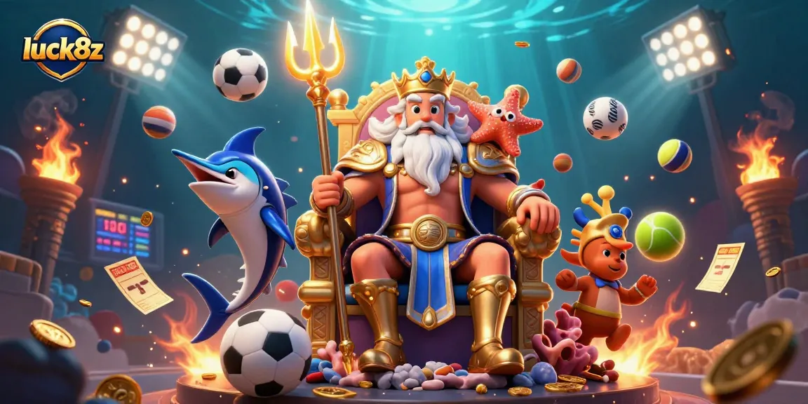Engage with luck8z to explore a vibrant underwater gambling scene filled with action!