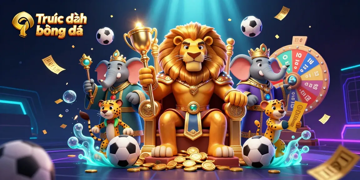 Experience Trực tiếp bóng đá with a vibrant scene featuring sports elements and engaging characters.