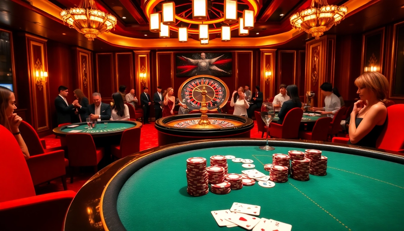 Experience thrilling gameplay at PG88 with luxurious casino tables and vibrant atmosphere.