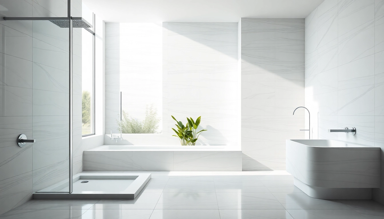 Elegant showers au showcased in a luxurious bathroom setting with modern fixtures.
